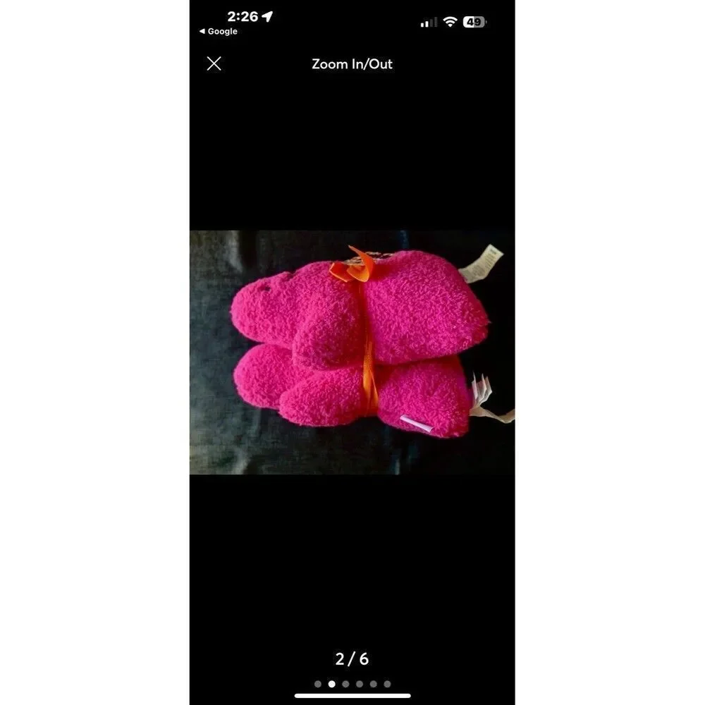 BNWT Novogratz 2 Pink Ghost Pillows One Boy & One TikTok Viral Halloween